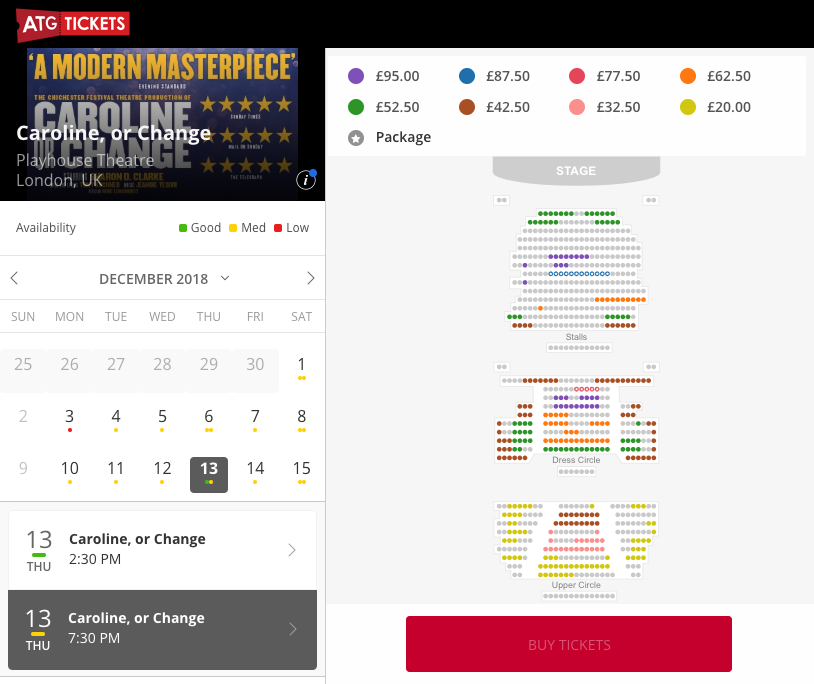ATG Event Ticketing Website We are Colorblind