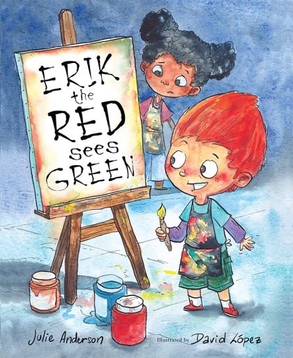 The cover of the book Erik the Red Sees Green: A Story About Color Blindness