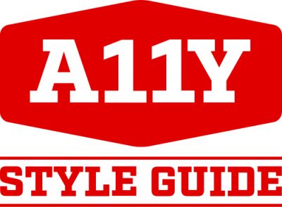 A11Y Style Guide - We are Colorblind